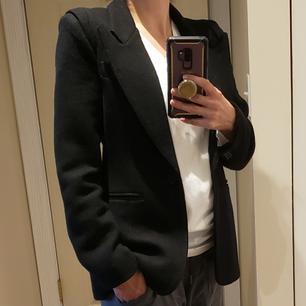 Smythe single button wool jacket sz 8